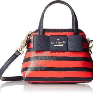 Kate spade Julia Street Stripe Mini Maise Bag